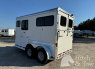 2023 ADAM 2 HORSE BUMPER PULL W/ MANGERS $17,900