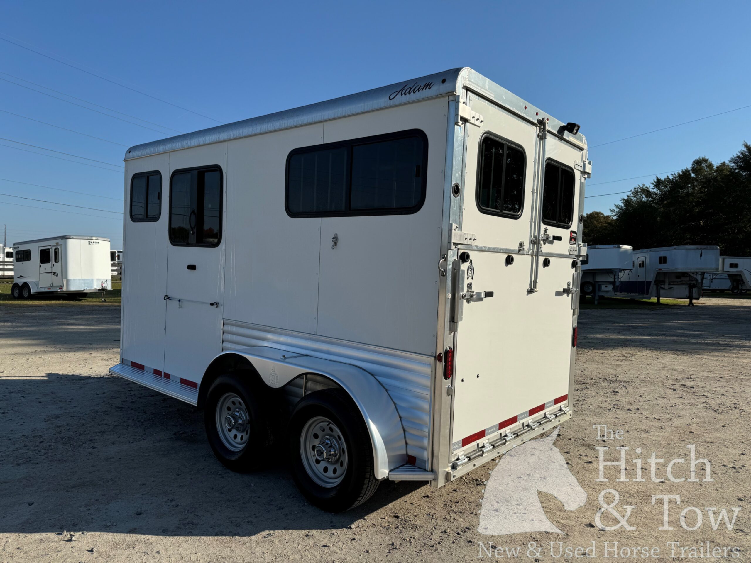 2023 ADAM 2 HORSE BUMPER PULL W/ MANGERS $17,900
