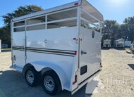 2023 BEE 2 HORSE SLANT BUMPER PULL STOCK COMBO TRAILER $10,500