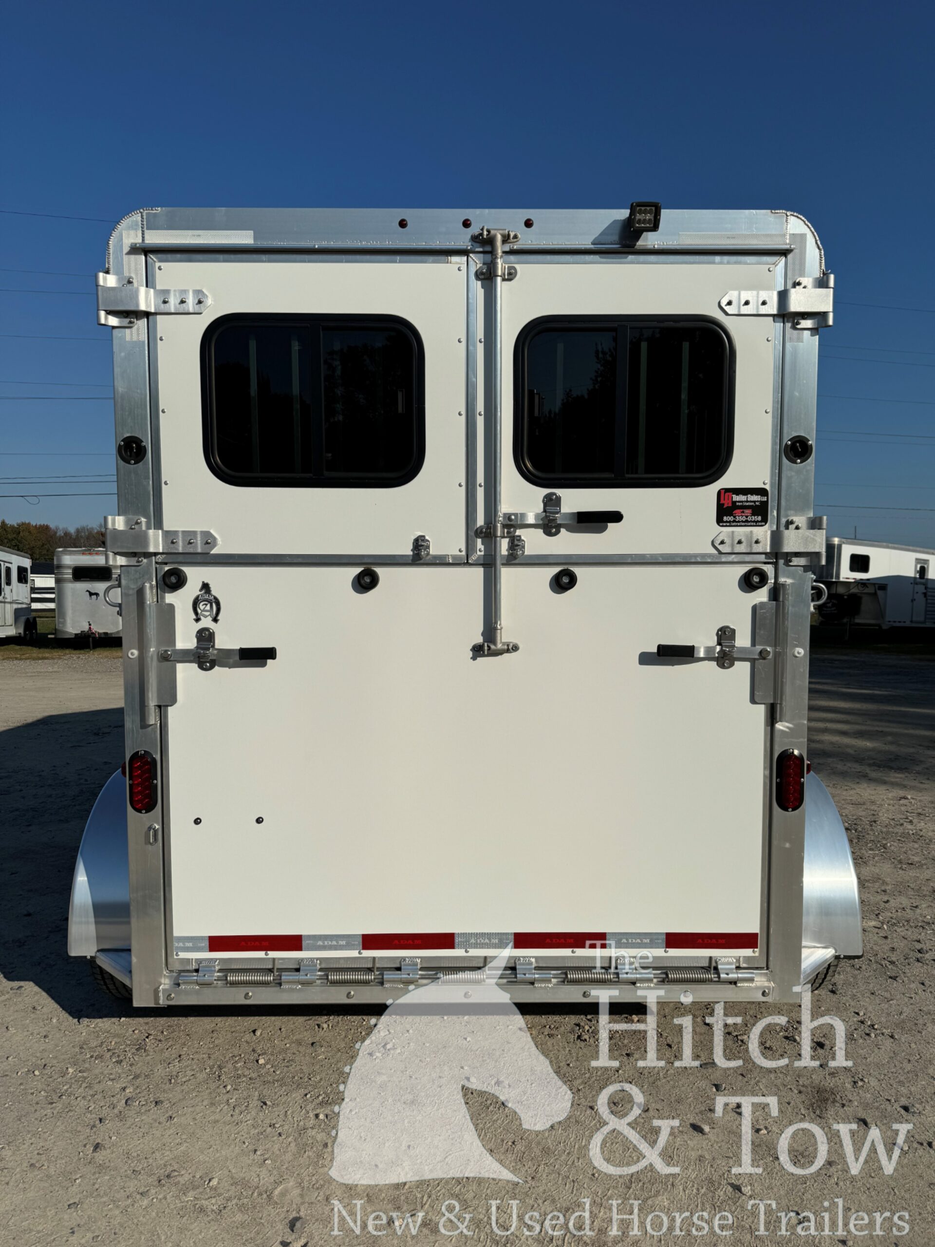 2023 ADAM 2 HORSE BUMPER PULL W/ MANGERS $17,900
