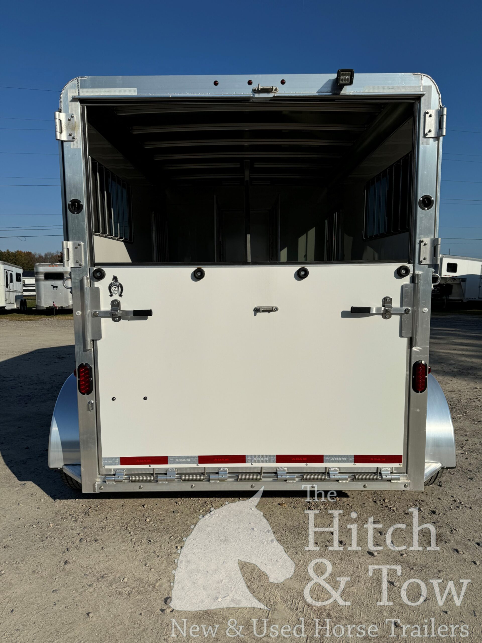 2023 ADAM 2 HORSE BUMPER PULL W/ MANGERS $17,900