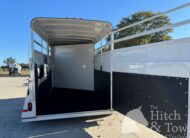 2023 BEE 2 HORSE SLANT BUMPER PULL STOCK COMBO TRAILER $10,500