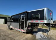 2025 KIEFERBILT 4 HORSE W/ 7’9″ JBJ CONVERSIONS LIVING QUARTERS, TONS OF UPGRADES, & TONS OF STORAGE!! $69,900