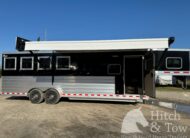 2025 KIEFERBILT 4 HORSE W/ 7’9″ JBJ CONVERSIONS LIVING QUARTERS, TONS OF UPGRADES, & TONS OF STORAGE!! $69,900