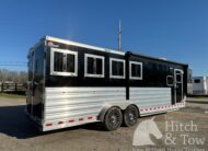 2025 KIEFERBILT 4 HORSE W/ 7’9″ JBJ CONVERSIONS LIVING QUARTERS, TONS OF UPGRADES, & TONS OF STORAGE!! $69,900