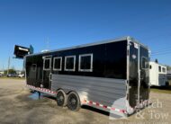 2025 KIEFERBILT 4 HORSE W/ 7’9″ JBJ CONVERSIONS LIVING QUARTERS, TONS OF UPGRADES, & TONS OF STORAGE!! $69,900