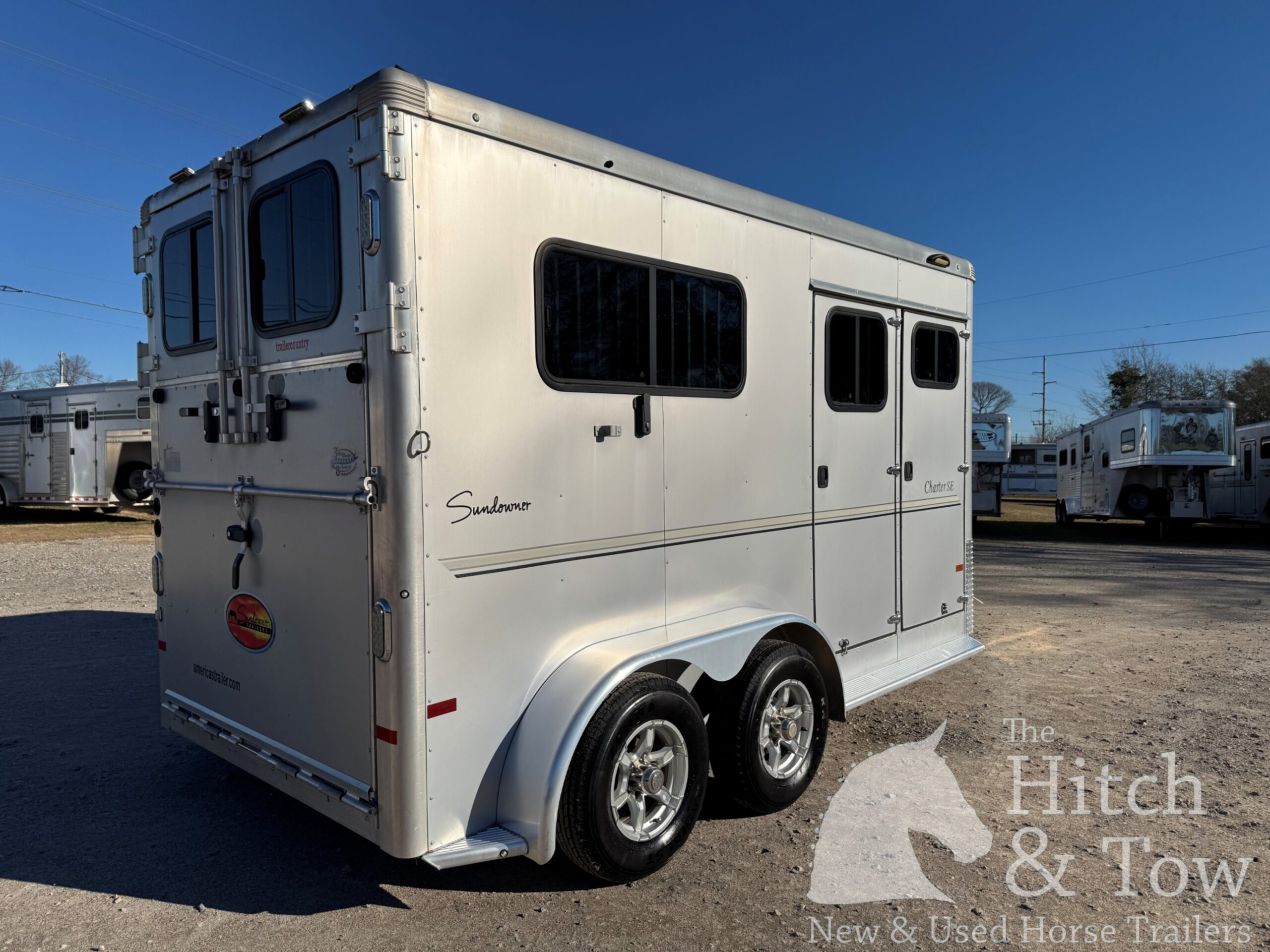 2020 SUNDOWNER CHARTER SE BUMPER PULL 2 HORSE STRAIGHT LOAD! $19,900