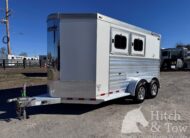2019 CIMARRON 2 HORSE SLANT BUMPER PULL W/ UPGRADES! $22,500