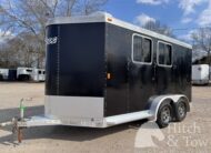 2017 EXISS 2 HORSE SLANT BUMPERPULL TRAILER $17,900