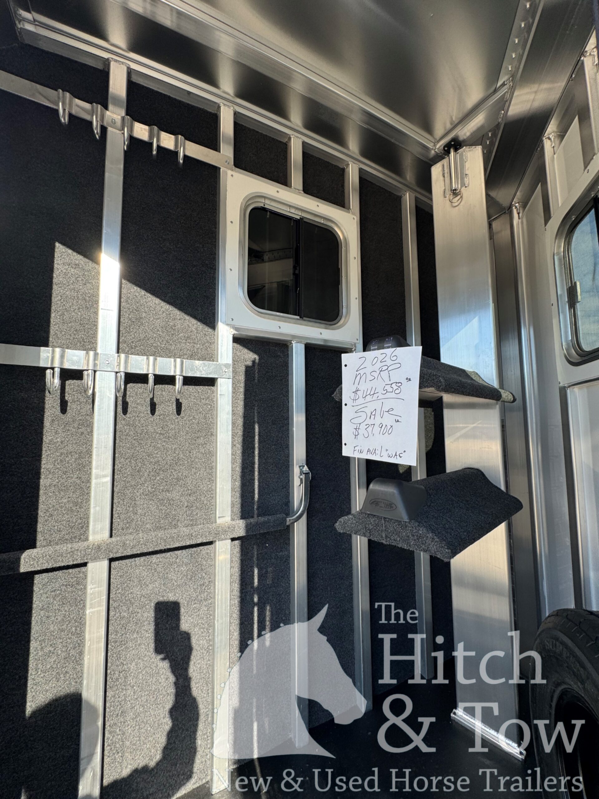 2026 4 STAR 2 HORSE STRAIGHT LOAD BUMPER PULL! $37,900