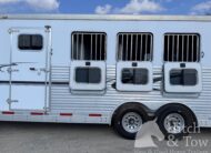 2005 EXISS 4 HORSE SLANT GOOSENECK HORSE TRAILER $17,000