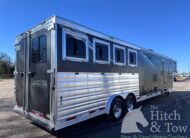 2023 LAKOTA CHARGER EDITION 4 HORSE GOOSENECK WITH 16′ LQ & SLIDE OUT! $69,900
