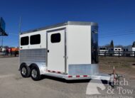 2019 CIMARRON 2 HORSE SLANT BUMPER PULL W/ UPGRADES! $22,500