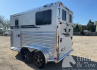 2026 4 STAR 2 HORSE STRAIGHT LOAD BUMPER PULL! $37,900