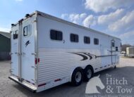 2005 EXISS 4 HORSE SLANT GOOSENECK HORSE TRAILER $17,000