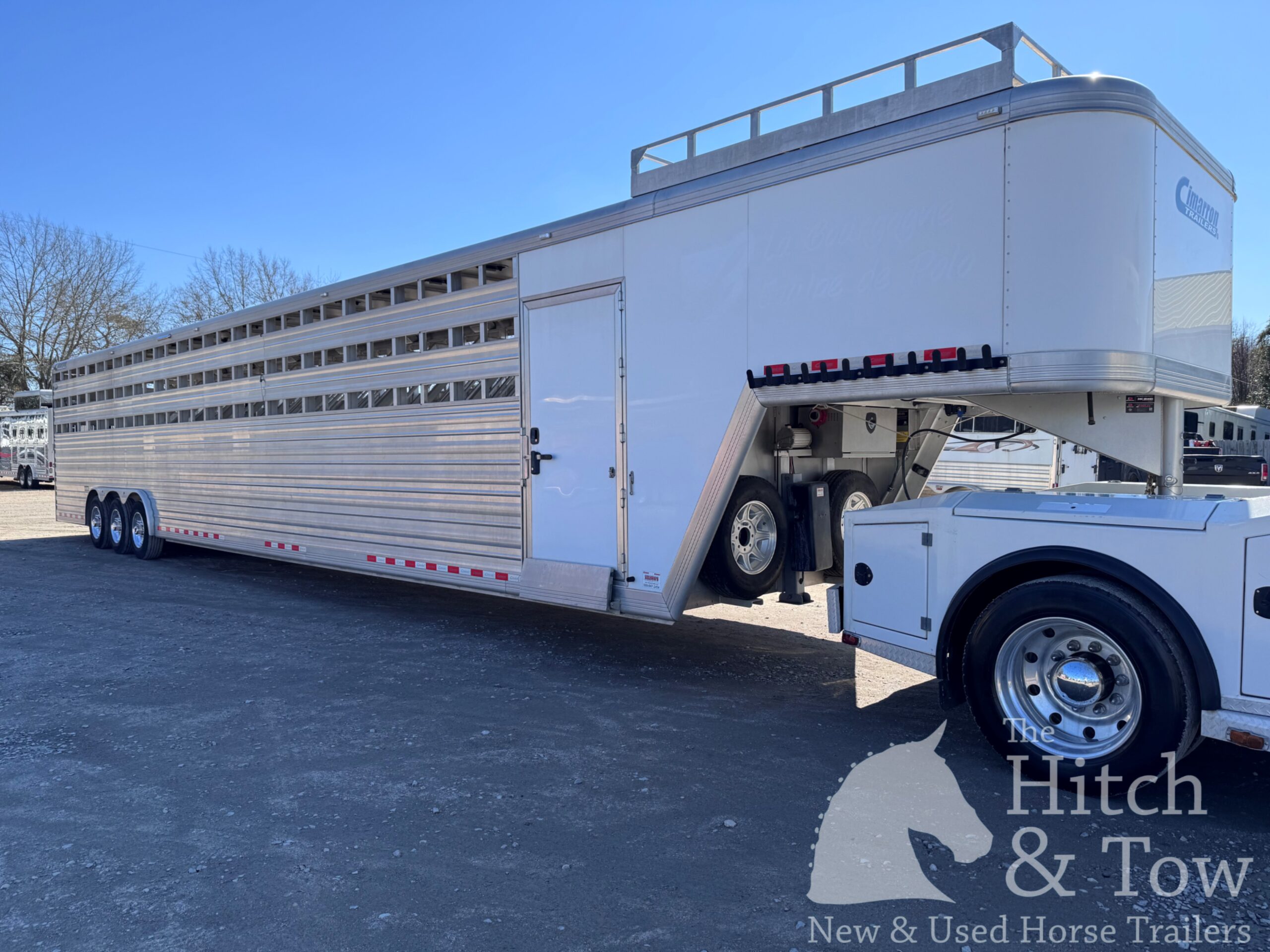 2020 CIMARRON STOCK COMBO POLO 13/16 HORSE GOOSENECK & FREIGHTLINER M2 BUSINESS TRUCK!