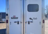 2019 CIMARRON 2 HORSE SLANT BUMPER PULL W/ UPGRADES! $22,500