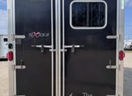 2017 EXISS 2 HORSE SLANT BUMPERPULL TRAILER $17,900