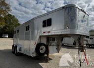 1994 FEATHERLTE 2 HORSE SLANT GOOSENECK W/ WEEKENDER! $10,500