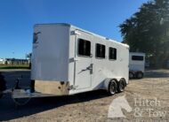 2026 KIEFERBILT 3 HORSE SLANT BUMPER PULL W/ DRESSING ROOM $25,500
