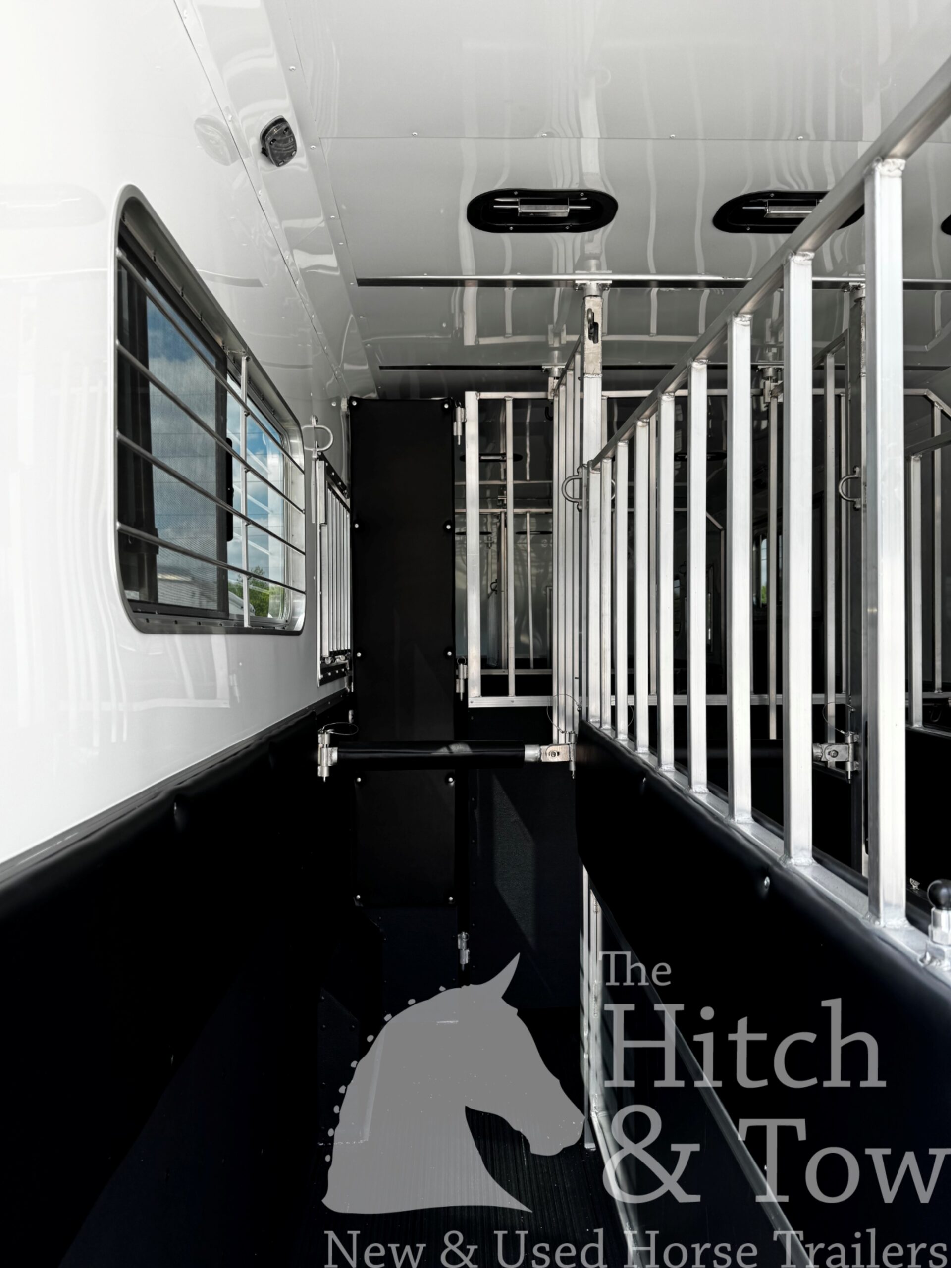 2026 KieferBilt Trailers 6-7 HORSE HEAD TO HEAD W/ MANY UPGRADES $79,900