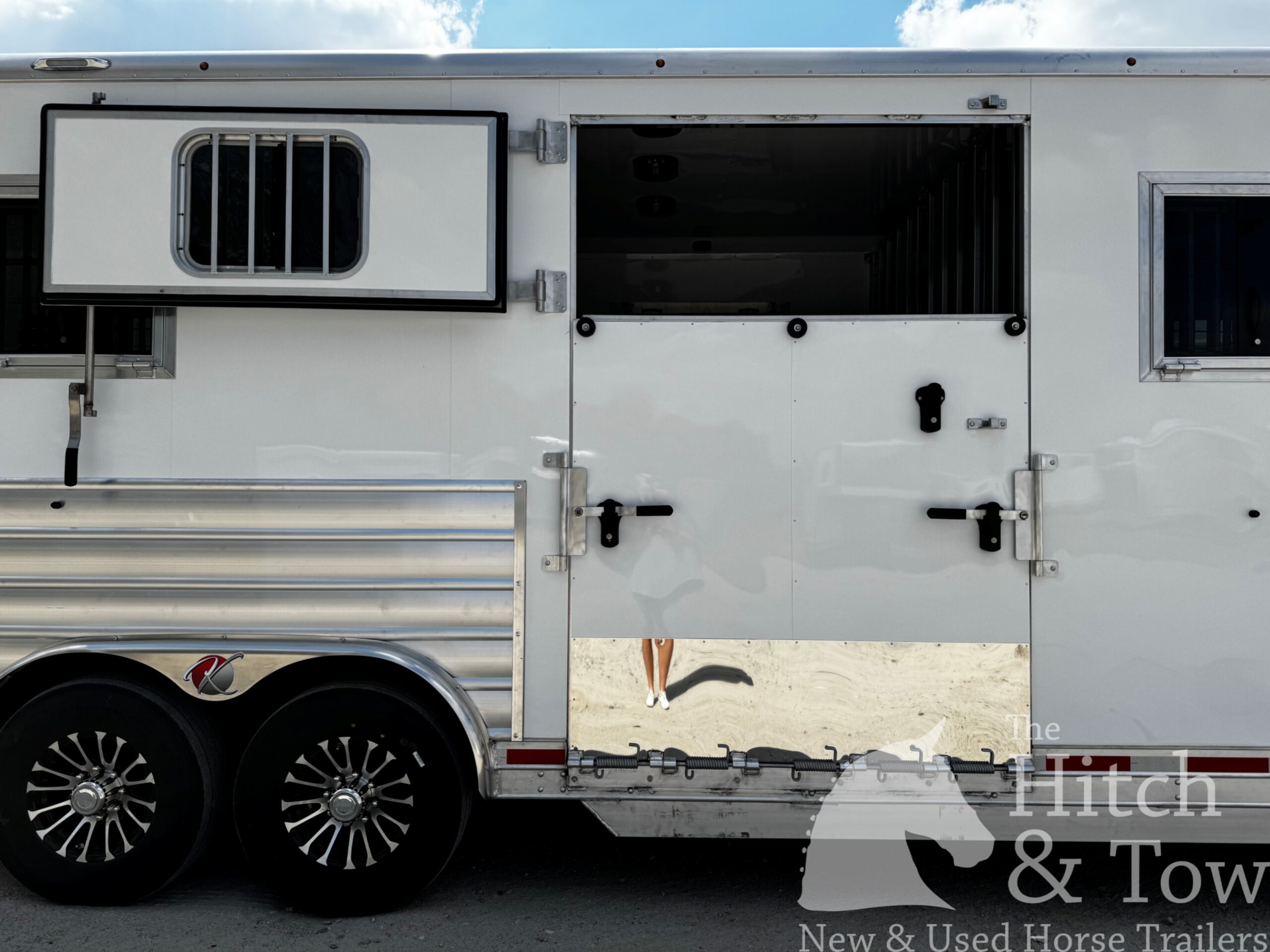 2026 KieferBilt Trailers 6-7 HORSE HEAD TO HEAD W/ MANY UPGRADES $79,900