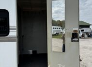 1999 HAWK 2 HORSE BUMPER PULL W/ MANGERS $7,900