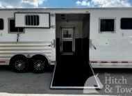 2026 KieferBilt Trailers 6-7 HORSE HEAD TO HEAD W/ MANY UPGRADES $79,900