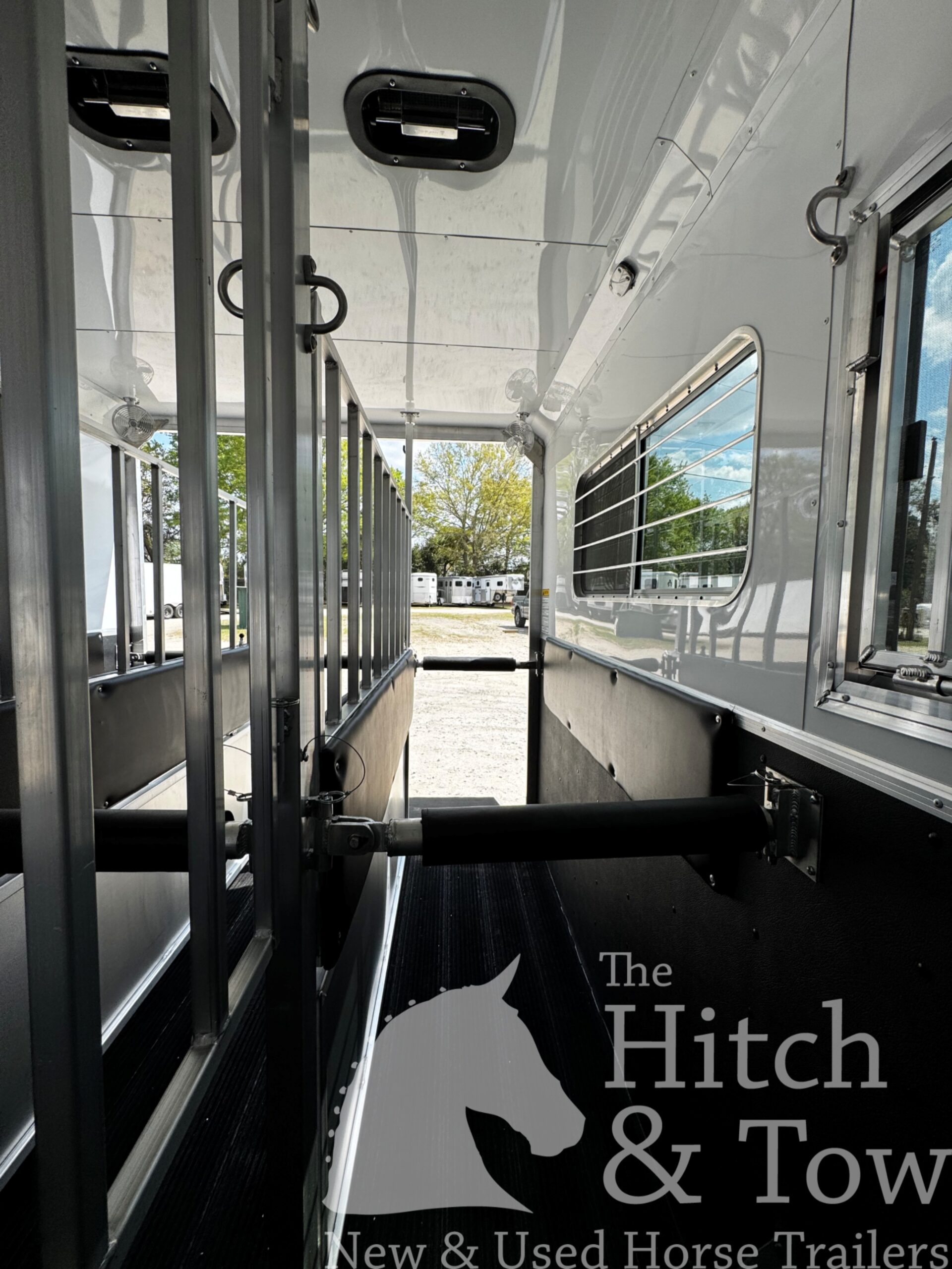 2026 KieferBilt Trailers 6-7 HORSE HEAD TO HEAD W/ MANY UPGRADES $79,900