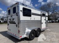2026 4 STAR 2 HORSE STRAIGHT LOAD BUMPER PULL W/ SIDE RAMP! $44,900