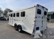 2019 Bee 4 HORSE SLANT LOAD GOOSENECK w/ DRESSING ROOM! $15,500