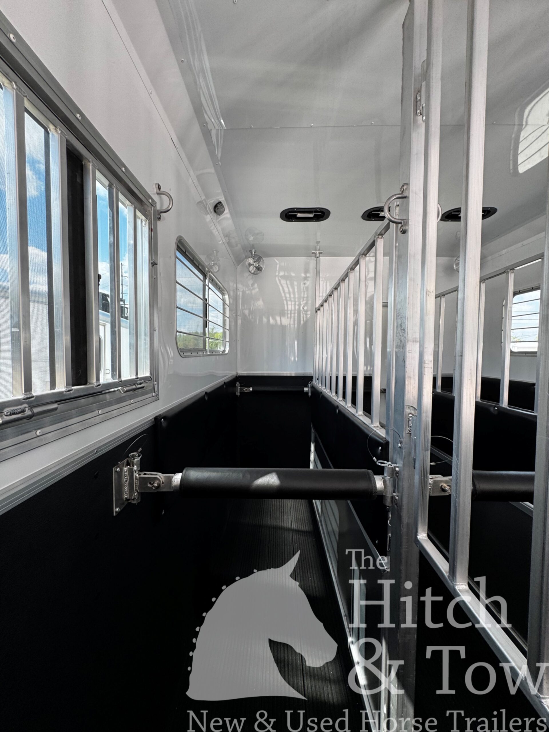 2026 KieferBilt Trailers 6-7 HORSE HEAD TO HEAD W/ MANY UPGRADES $79,900