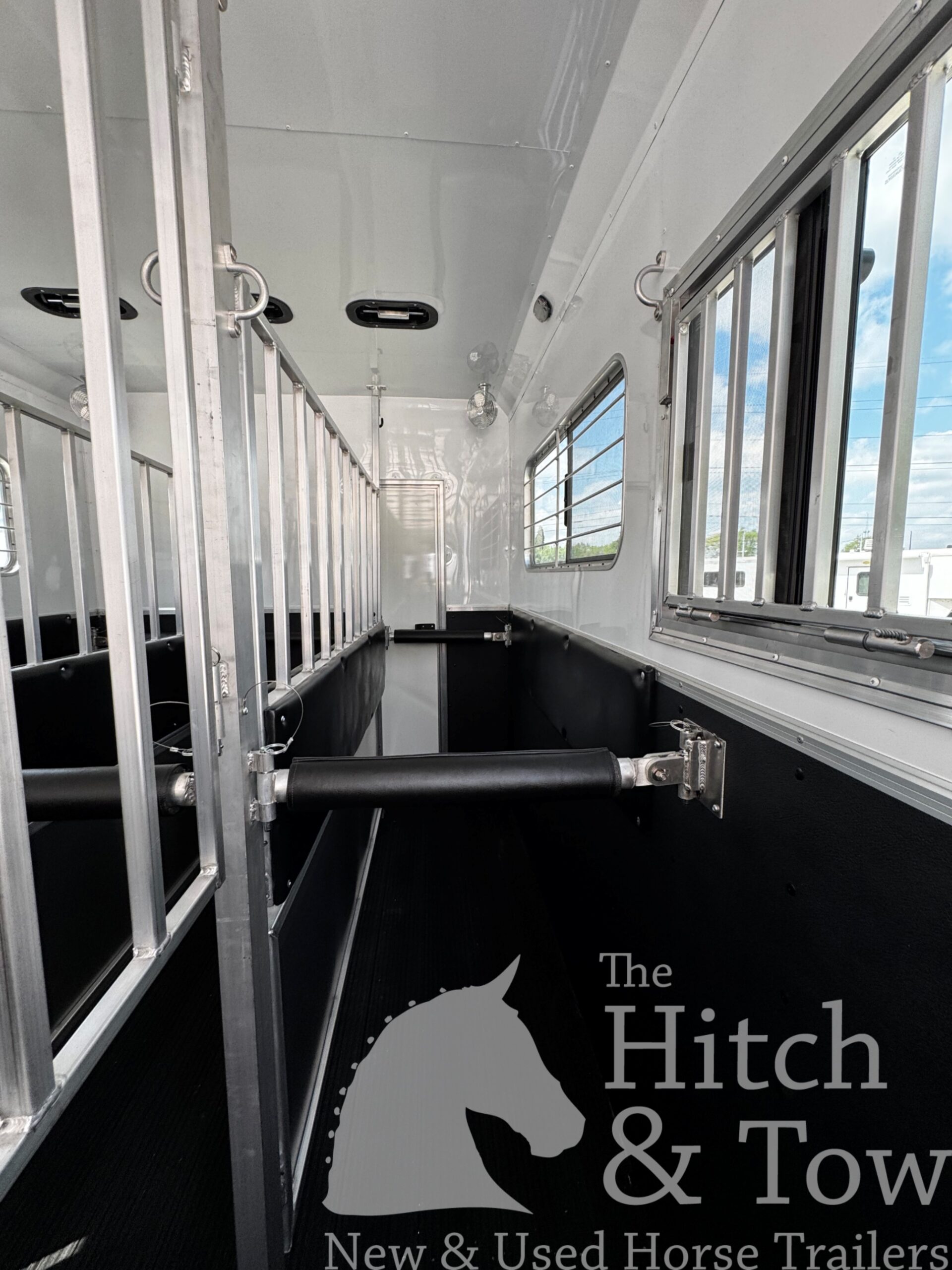 2026 KieferBilt Trailers 6-7 HORSE HEAD TO HEAD W/ MANY UPGRADES $79,900