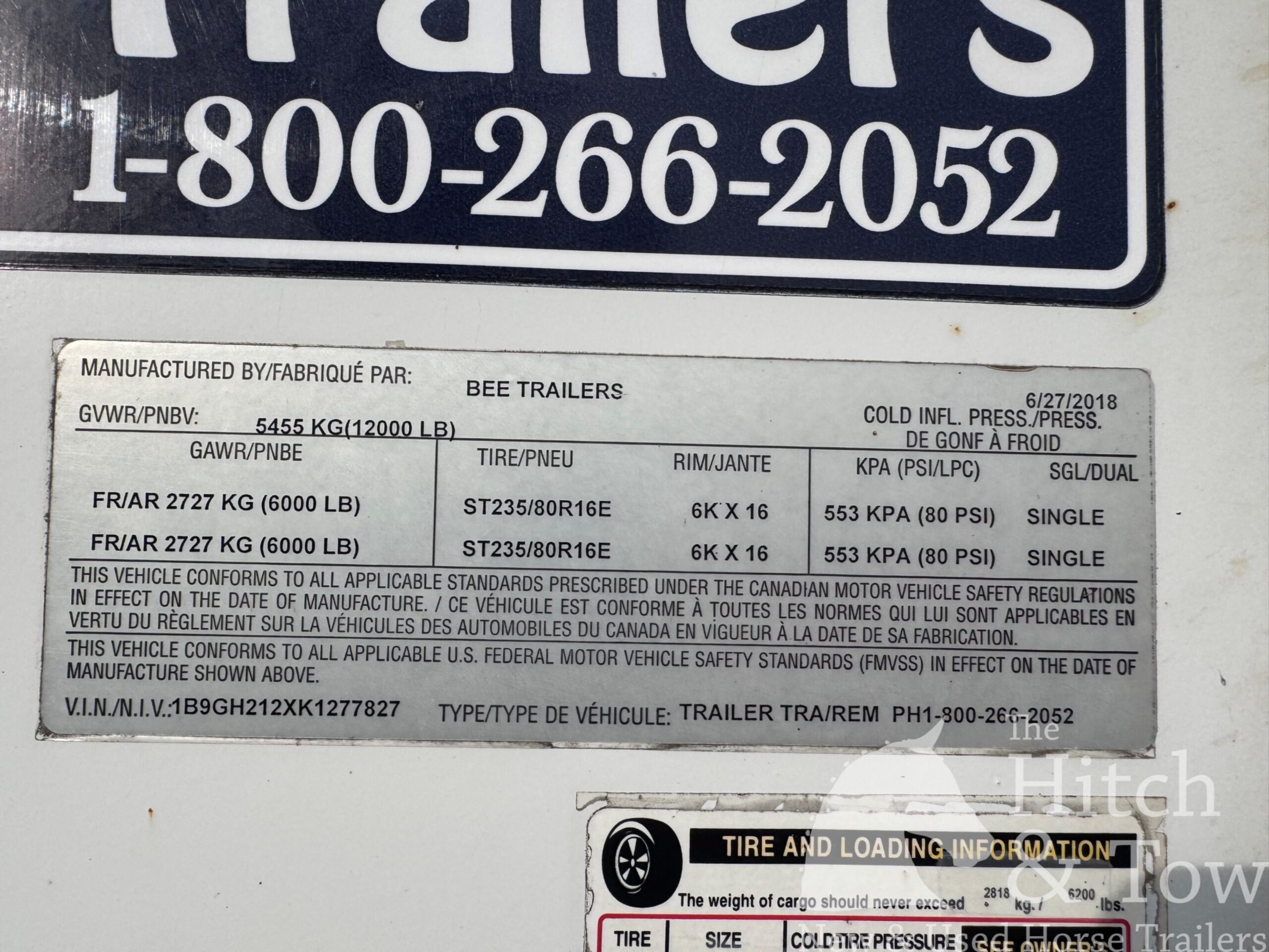 2019 Bee 4 HORSE SLANT LOAD GOOSENECK w/ DRESSING ROOM! $15,500