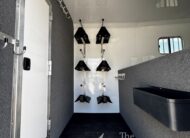 2026 KieferBilt Trailers 6-7 HORSE HEAD TO HEAD W/ MANY UPGRADES $79,900