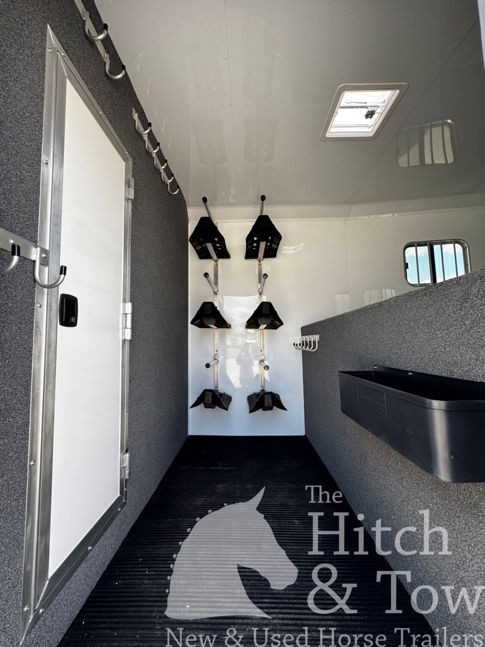 2026 KieferBilt Trailers 6-7 HORSE HEAD TO HEAD W/ MANY UPGRADES $79,900