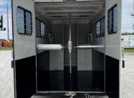 1999 HAWK 2 HORSE BUMPER PULL W/ MANGERS $7,900