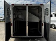 1994 FEATHERLTE 2 HORSE SLANT GOOSENECK W/ WEEKENDER! $10,500