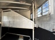 1994 FEATHERLTE 2 HORSE SLANT GOOSENECK W/ WEEKENDER! $10,500