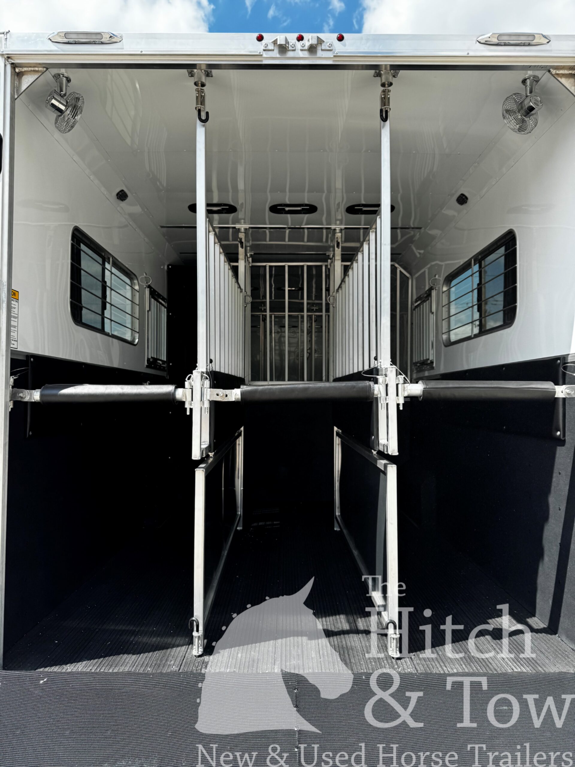 2026 KieferBilt Trailers 6-7 HORSE HEAD TO HEAD W/ MANY UPGRADES $79,900