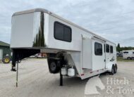 2022 SHADOW 3 HORSE SLANT LOAD LIVING QUARTERS TRAILER W/ UPGRADES! $39,000