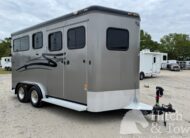 2022 HAWK 2 HORSE BUMPER PULL W/ DRESSING ROOM & WARMBLOOD SIZE!! $23,500