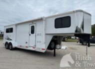 2022 SHADOW 3 HORSE SLANT LOAD LIVING QUARTERS TRAILER W/ UPGRADES! $39,000
