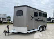 2022 HAWK 2 HORSE BUMPER PULL W/ DRESSING ROOM & WARMBLOOD SIZE!! $23,500