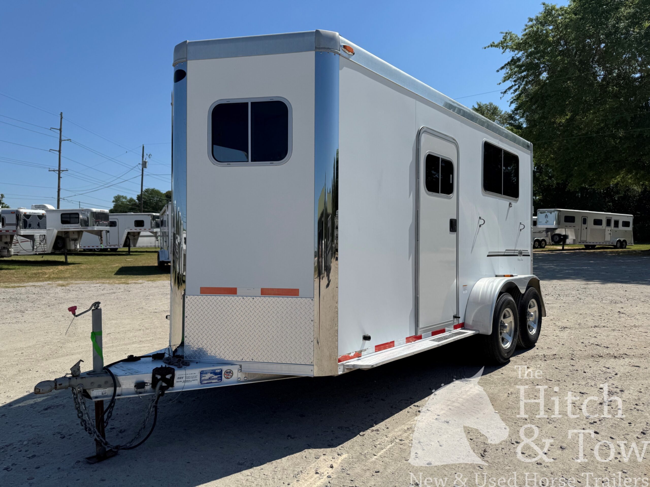 TOP OF THE LINE 2010 Eby 2 Horse Straight Load Bumper Pull $19,500