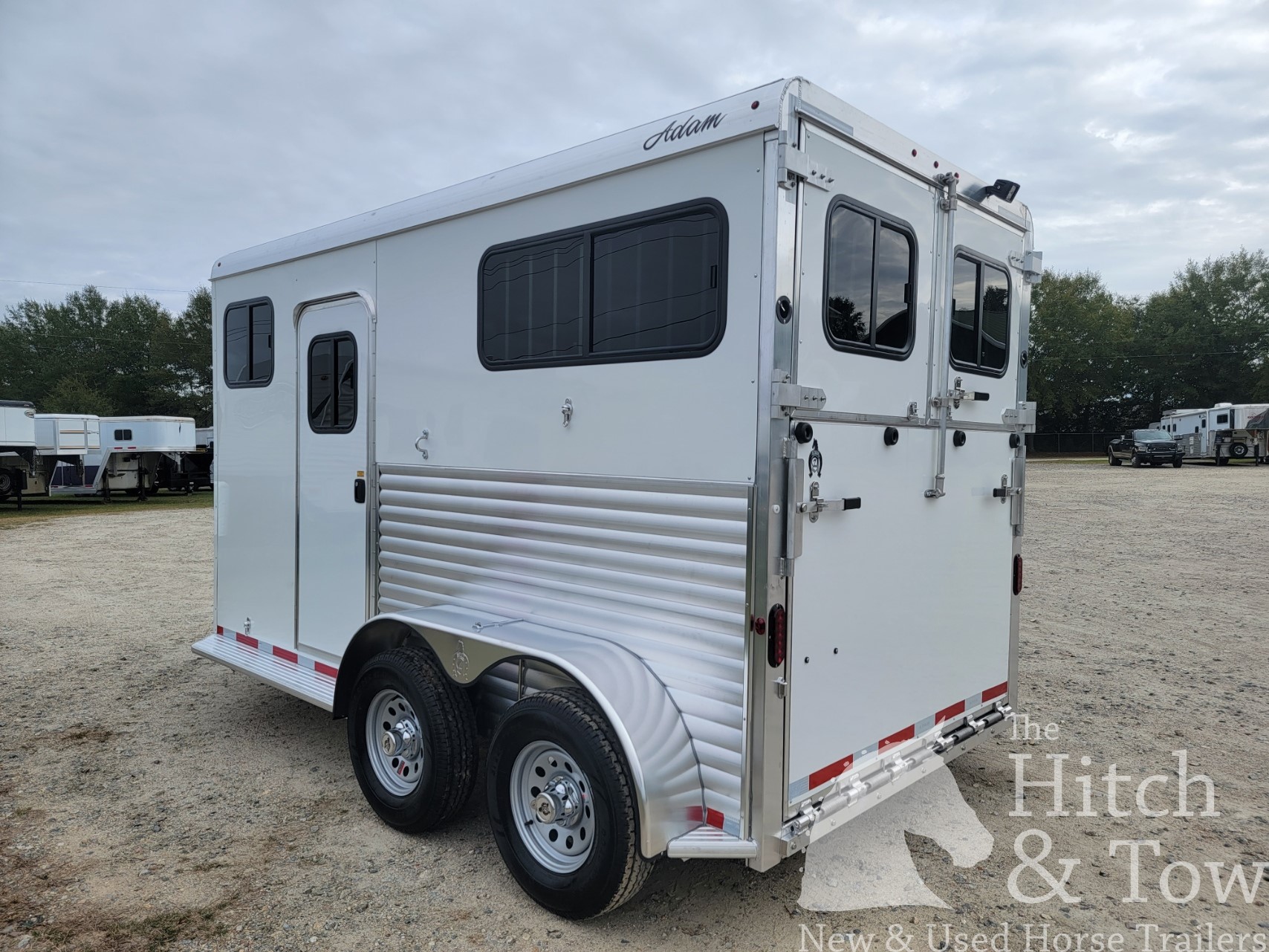 2026 ADAM 2 HORSE BUMPER PULL W/ DRESSING ROOM! $19,000