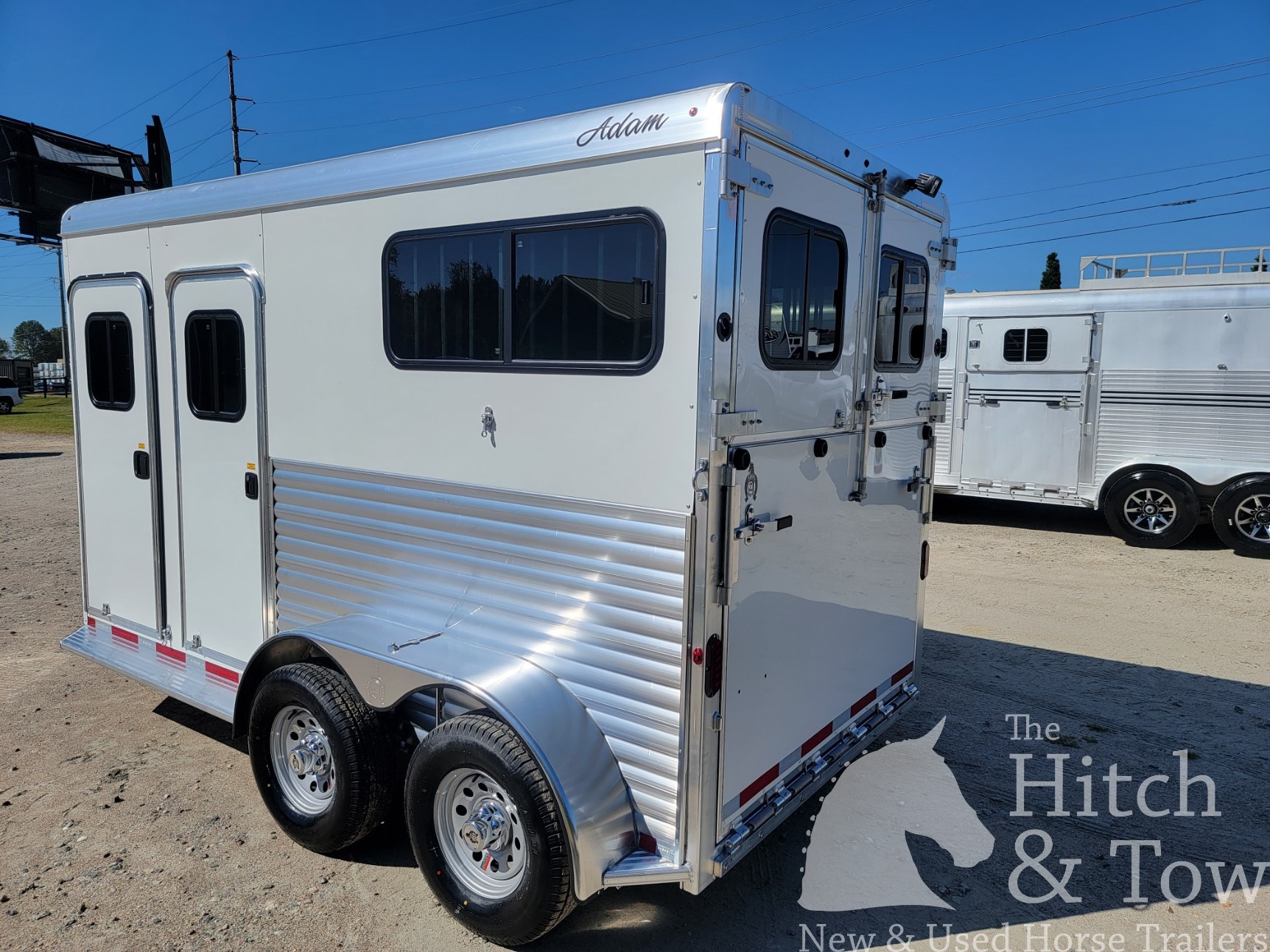 2026 ADAM JULITE 2 HORSE BUMPER PULL W/ SIDE RAMP $20,500