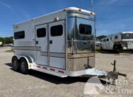 1999 SILVER STAR 2 HORSE BUMPER PULL W/ DRESSING ROOM $9,500