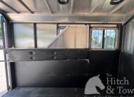 2017 LOGAN CROSS FIRE 2 HORSE SLANT BUMPER PULL TRAILER $13,500