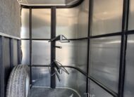 2017 LOGAN CROSS FIRE 2 HORSE SLANT BUMPER PULL TRAILER $13,500